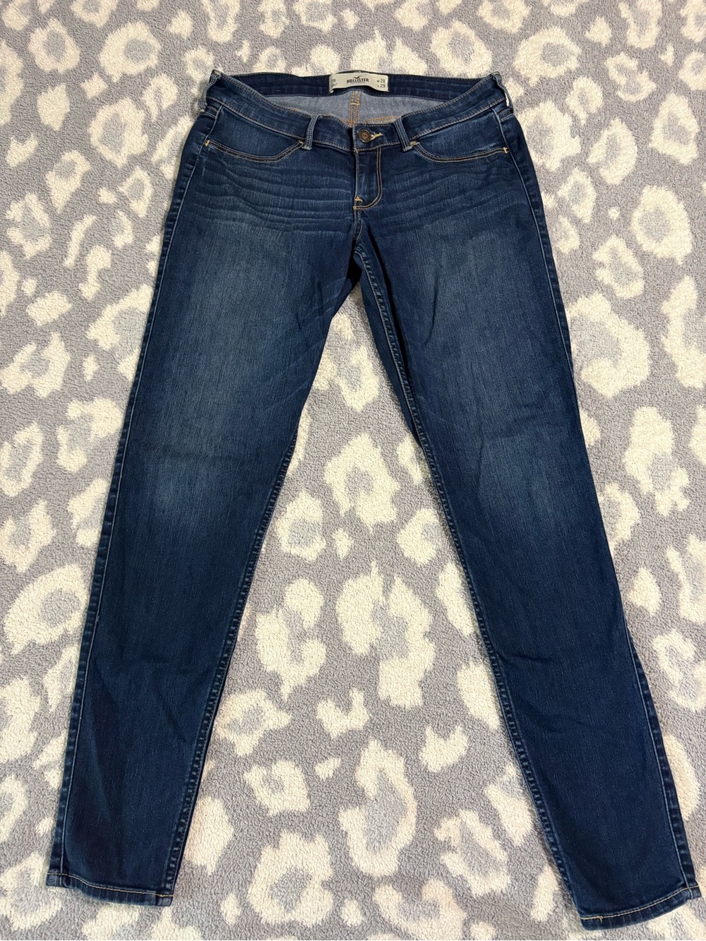 Hollister Low Rise Skinny Denim Blue Jeans Women’s 7